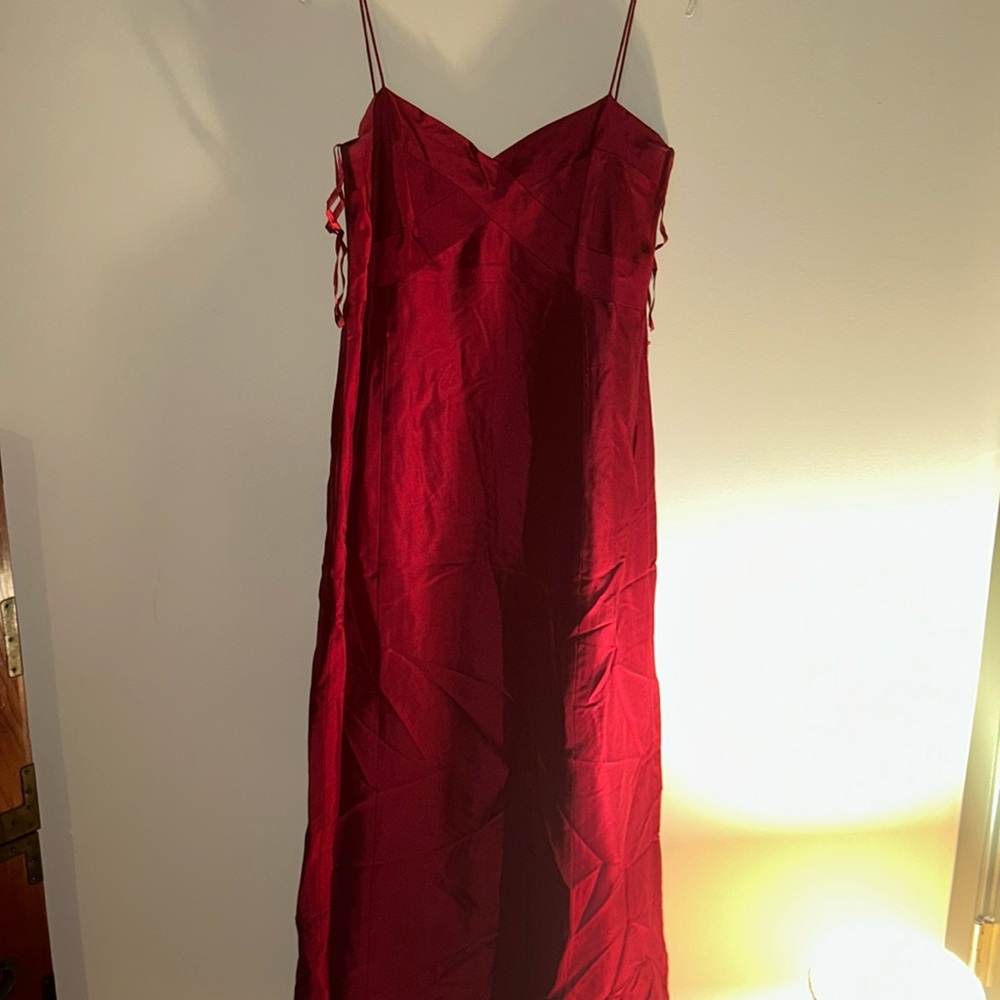 LIKE NEW Red Ann Taylor evening gown